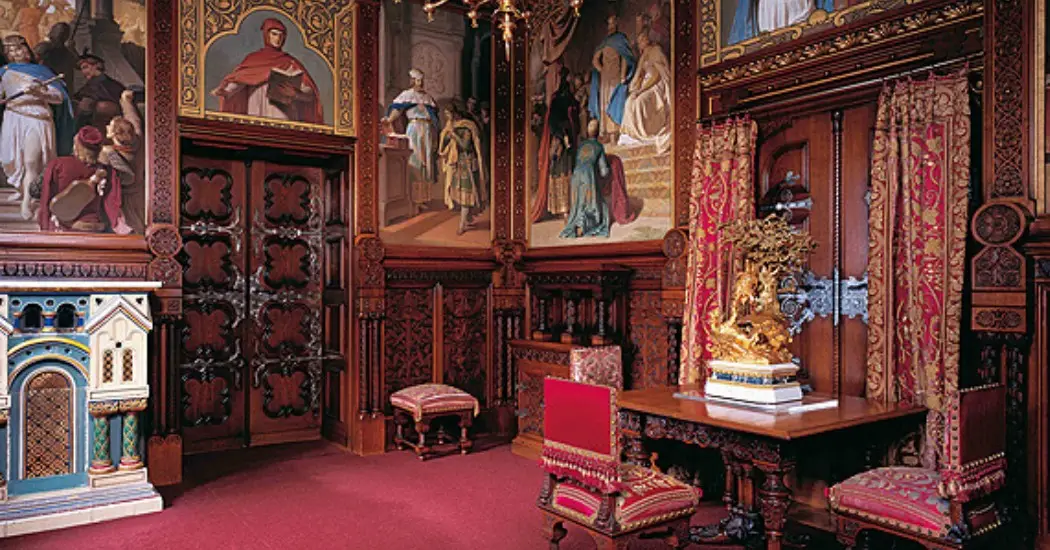 The Dining Room in Neuschwanstein Castle
