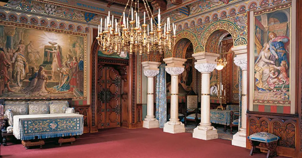 The Salon in Neuschwanstein Castle