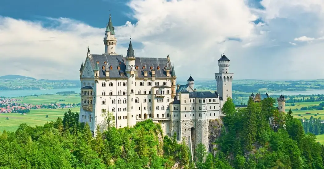 neuschwanstein castle in summer