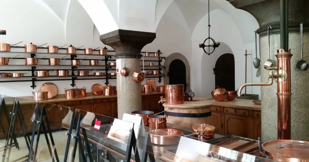 The kitchen in Neuschwanstein Castle
