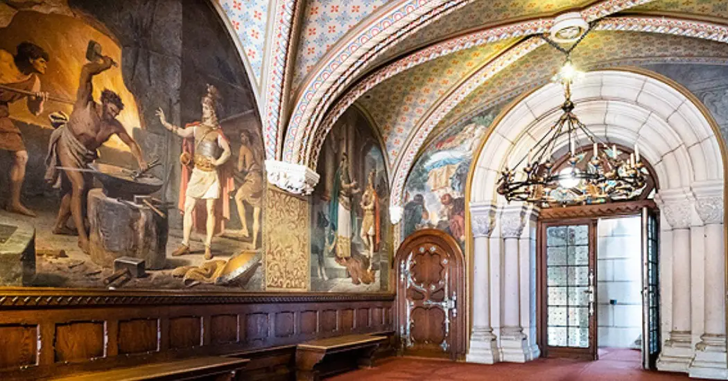 The Lower Hall entrance of Neuschwanstein Castle
