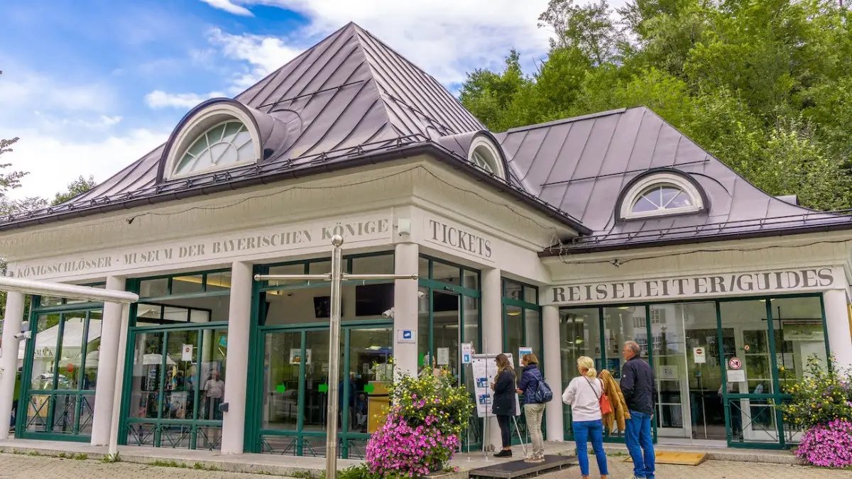 Neuschwanstein Castle ticket center in Hohenschwangau
